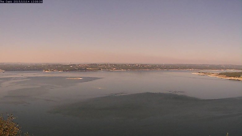 Lake Travis webcam, October 14, 2015 11:15 AM CT