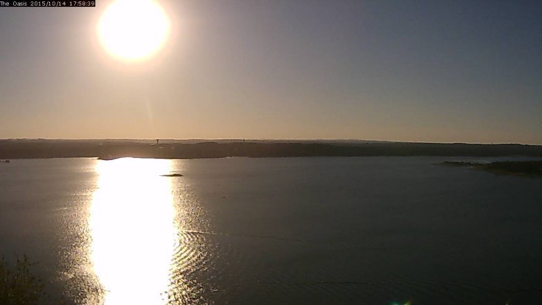 Lake Travis webcam, October 14, 2015 5:05 PM CT