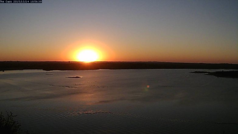 Lake Travis webcam, October 14, 2015 6:00 PM CT