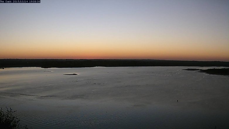 Lake Travis webcam, October 14, 2015 6:15 PM CT
