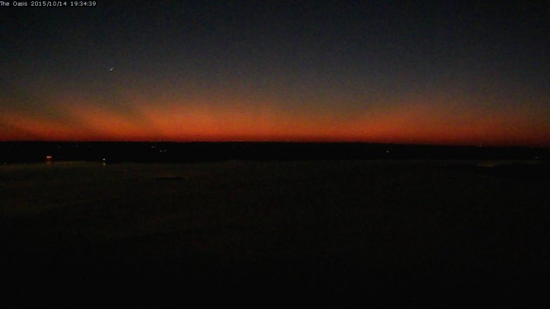 Lake Travis webcam, October 14, 2015 6:40 PM CT