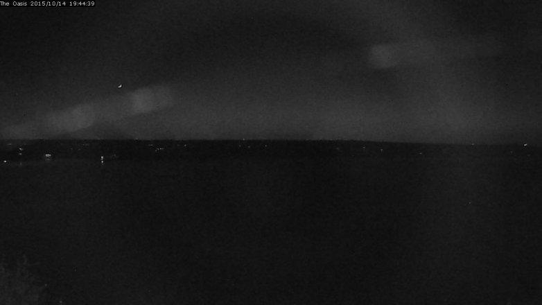 Lake Travis webcam, October 14, 2015 6:50 PM CT
