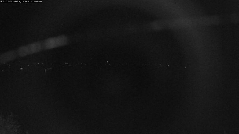 Lake Travis webcam, October 14, 2015 9:05 PM CT