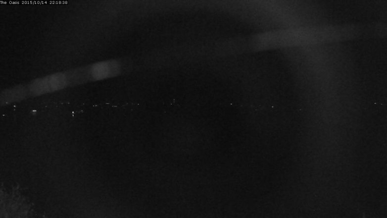 Lake Travis webcam, October 14, 2015 9:25 PM CT