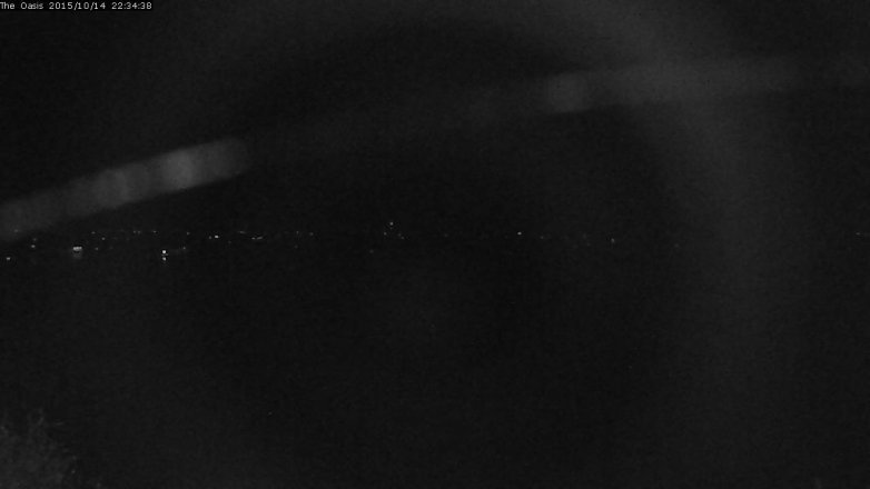 Lake Travis webcam, October 14, 2015 9:40 PM CT