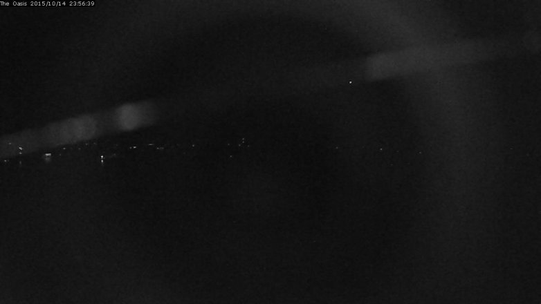Lake Travis webcam, October 14, 2015 11:00 PM CT