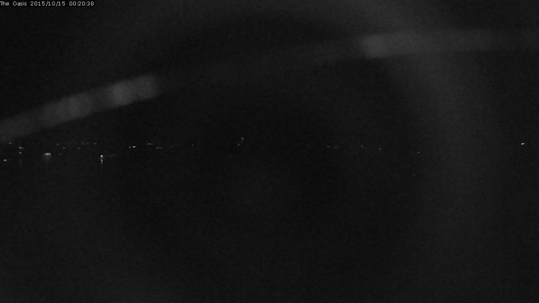 Lake Travis webcam, October 14, 2015 11:25 PM CT