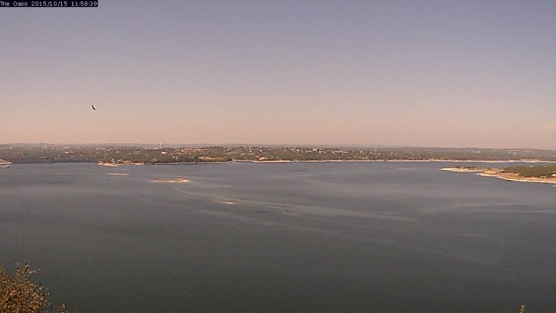 Lake Travis webcam, October 15, 2015 11:05 AM CT