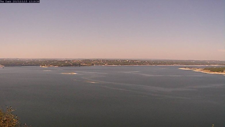 Lake Travis webcam, October 15, 2015 11:25 AM CT