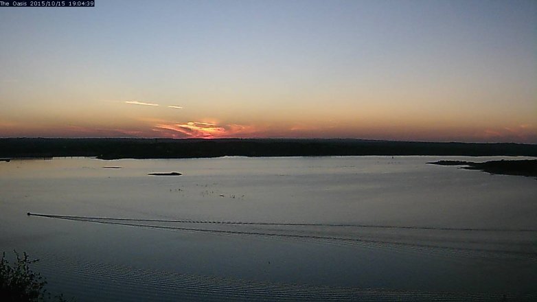Lake Travis webcam, October 15, 2015 6:10 PM CT