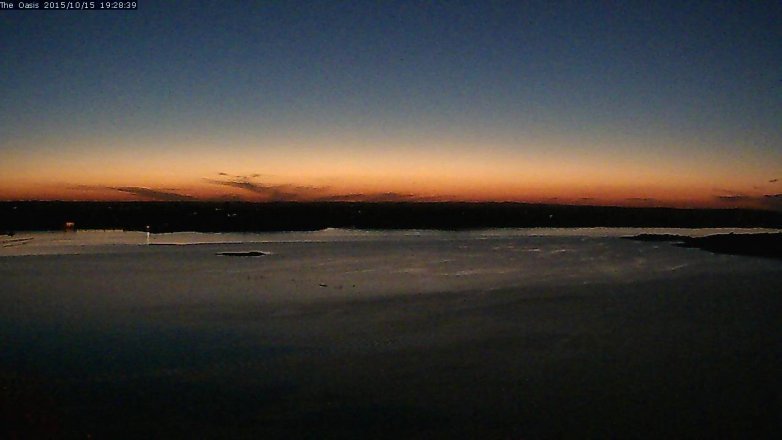 Lake Travis webcam, October 15, 2015 6:35 PM CT