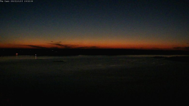 Lake Travis webcam, October 15, 2015 6:40 PM CT