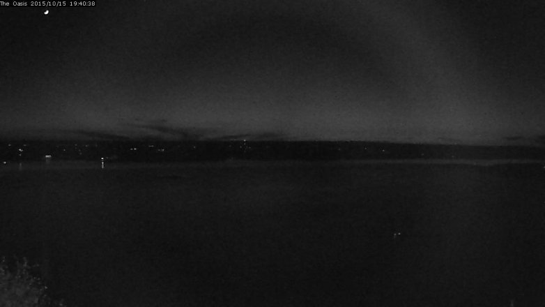 Lake Travis webcam, October 15, 2015 6:45 PM CT