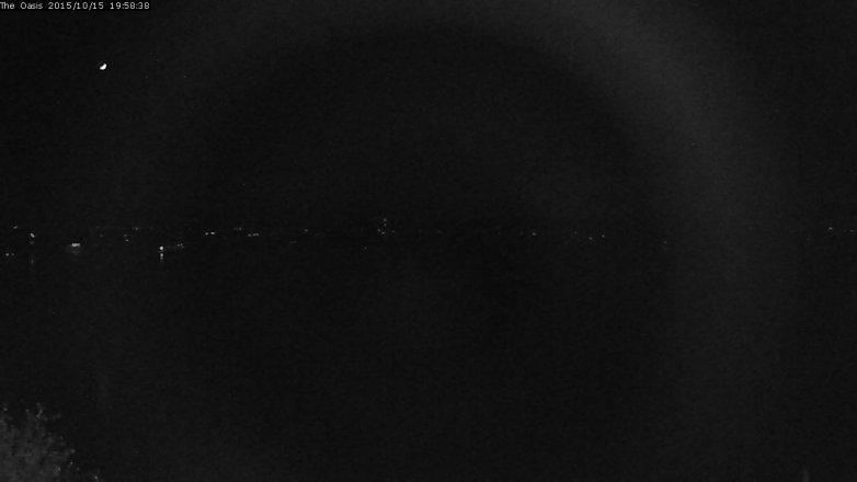 Lake Travis webcam, October 15, 2015 7:05 PM CT