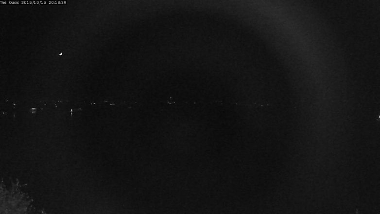 Lake Travis webcam, October 15, 2015 7:25 PM CT