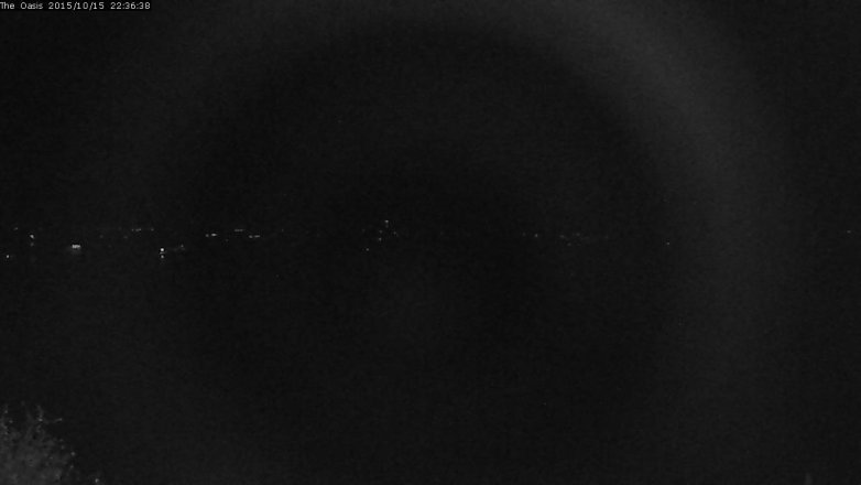 Lake Travis webcam, October 15, 2015 9:40 PM CT
