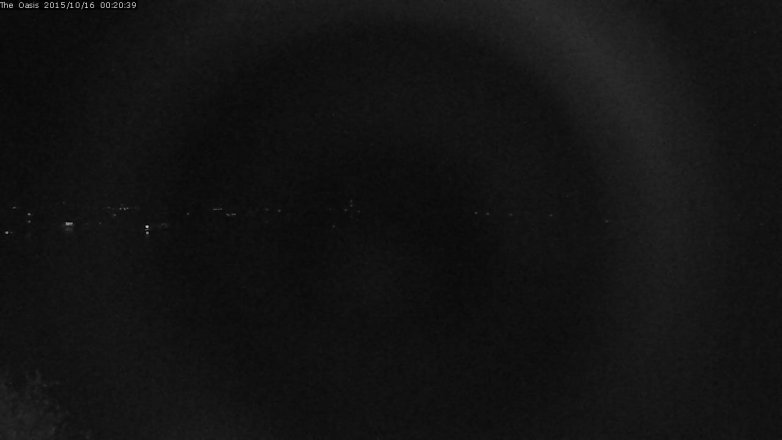 Lake Travis webcam, October 15, 2015 11:25 PM CT