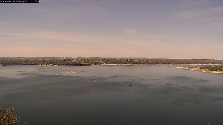 Lake Travis webcam, October 16, 2015 11:25 AM CT