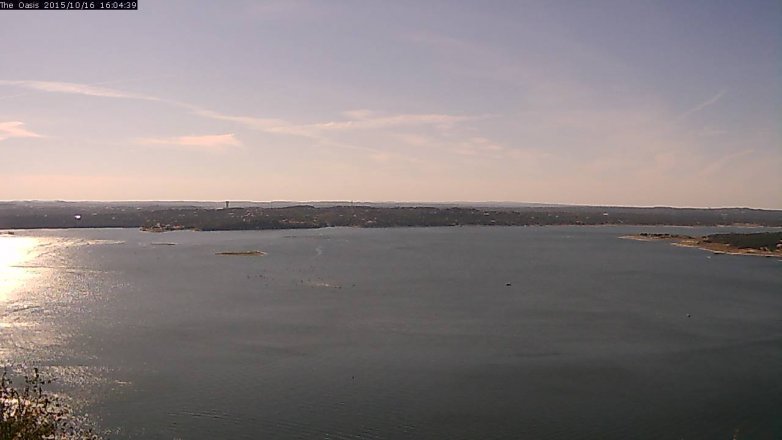 Lake Travis webcam, October 16, 2015 3:10 PM CT