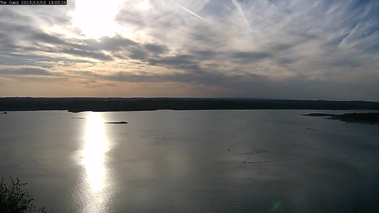 Lake Travis webcam, October 16, 2015 5:15 PM CT