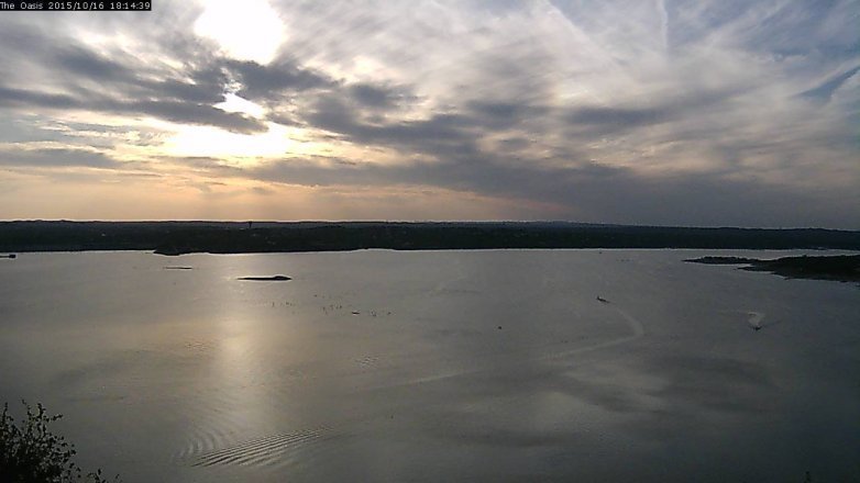 Lake Travis webcam, October 16, 2015 5:20 PM CT