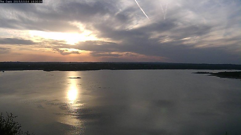 Lake Travis webcam, October 16, 2015 5:35 PM CT