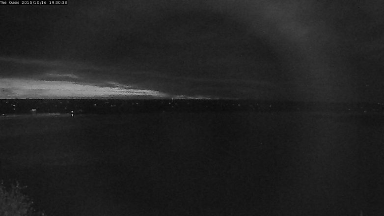 Lake Travis webcam, October 16, 2015 6:35 PM CT