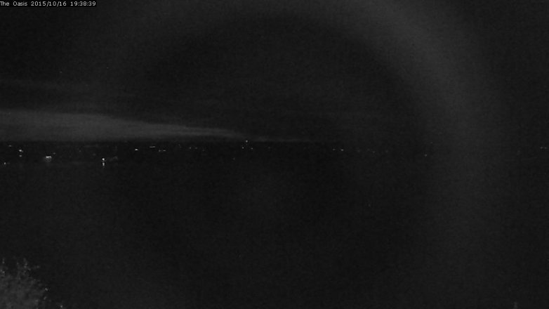 Lake Travis webcam, October 16, 2015 6:45 PM CT