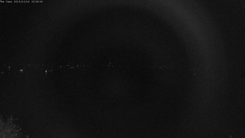 Lake Travis webcam, October 16, 2015 7:45 PM CT