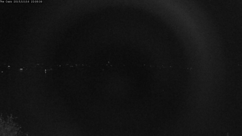 Lake Travis webcam, October 16, 2015 9:15 PM CT