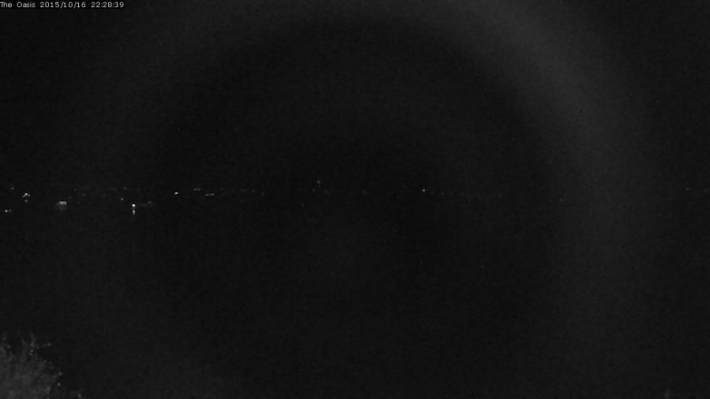Lake Travis webcam, October 16, 2015 9:35 PM CT