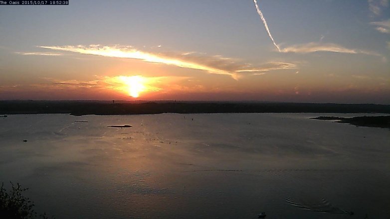 Lake Travis webcam, October 17, 2015 6:00 PM CT