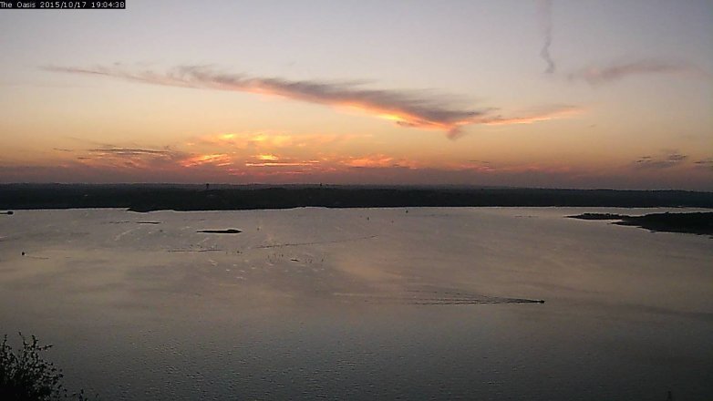 Lake Travis webcam, October 17, 2015 6:10 PM CT