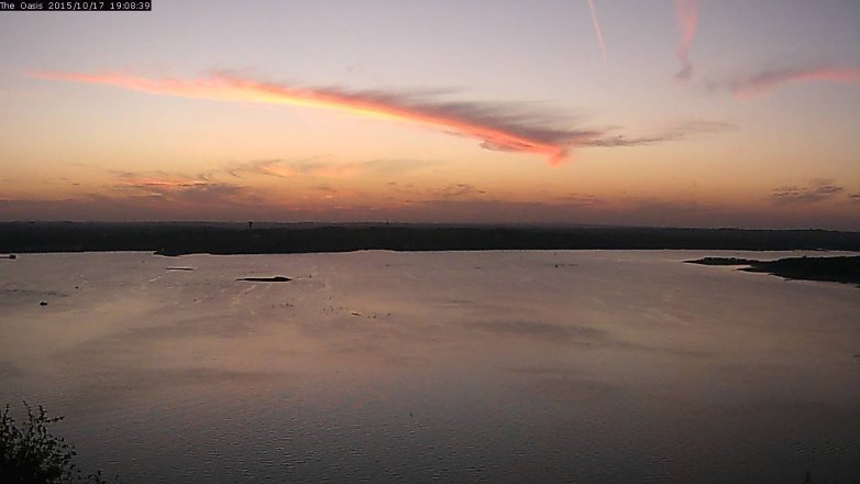 Lake Travis webcam, October 17, 2015 6:15 PM CT