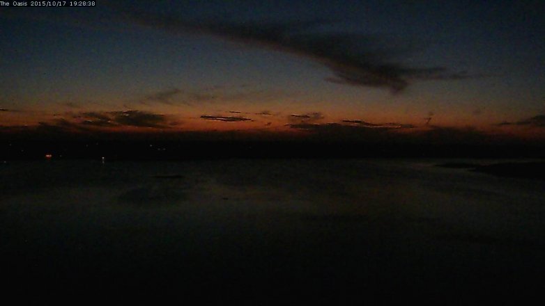 Lake Travis webcam, October 17, 2015 6:35 PM CT