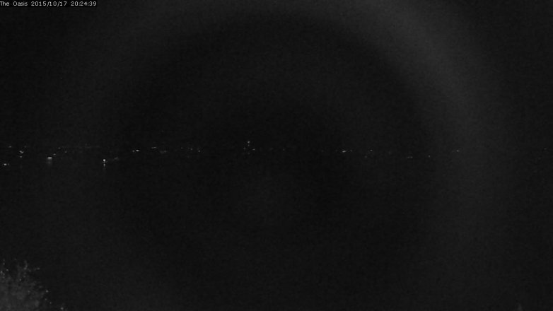 Lake Travis webcam, October 17, 2015 7:30 PM CT