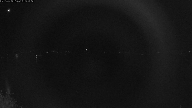Lake Travis webcam, October 17, 2015 8:25 PM CT