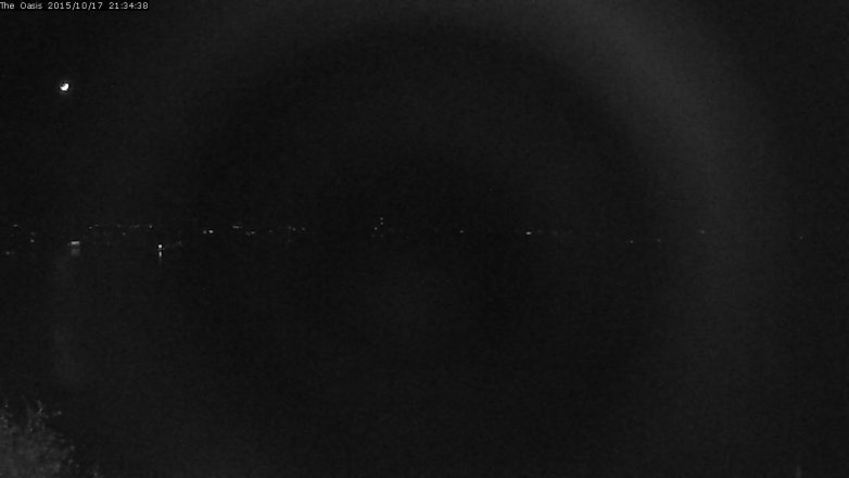Lake Travis webcam, October 17, 2015 8:40 PM CT