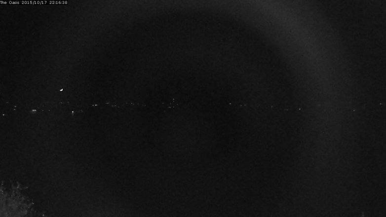 Lake Travis webcam, October 17, 2015 9:25 PM CT