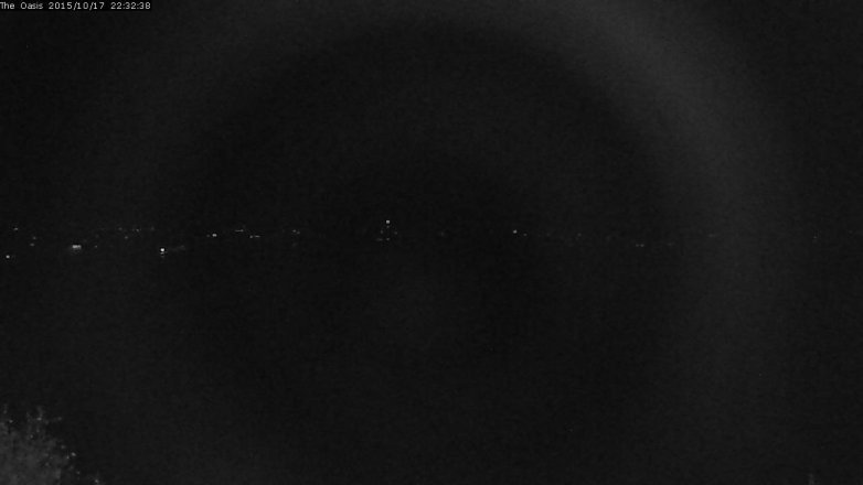 Lake Travis webcam, October 17, 2015 9:40 PM CT