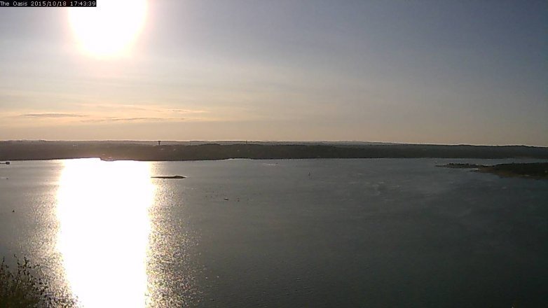 Lake Travis webcam, October 18, 2015 4:50 PM CT