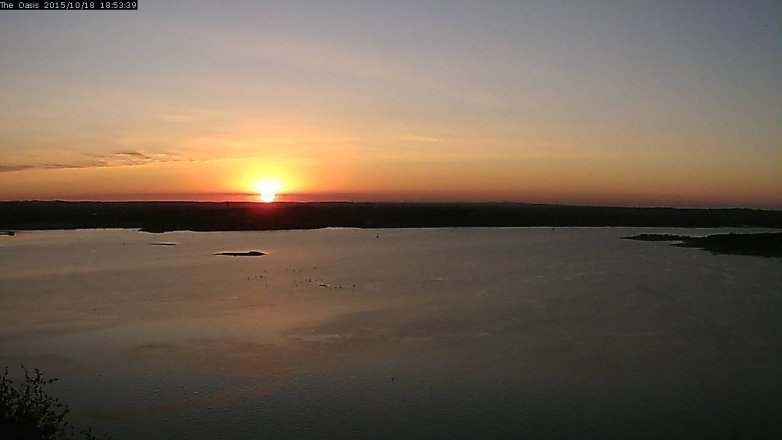Lake Travis webcam, October 18, 2015 6:00 PM CT