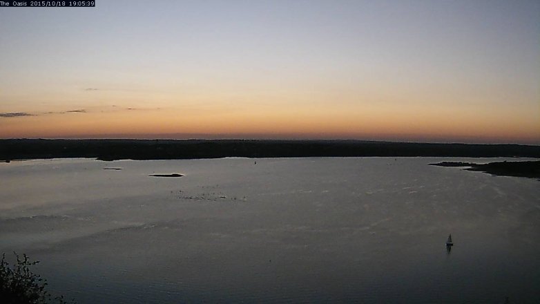 Lake Travis webcam, October 18, 2015 6:10 PM CT