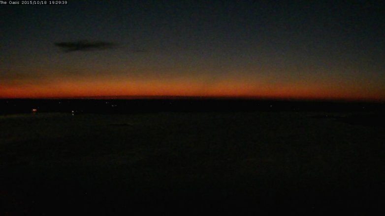 Lake Travis webcam, October 18, 2015 6:35 PM CT