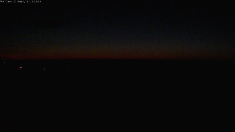 Lake Travis webcam, October 18, 2015 6:40 PM CT