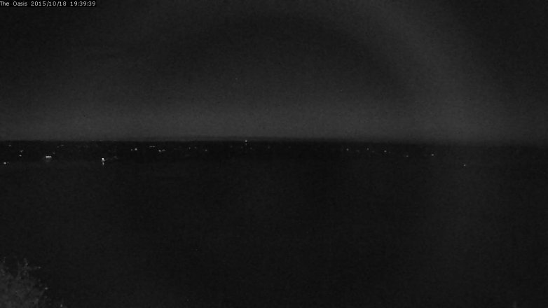 Lake Travis webcam, October 18, 2015 6:45 PM CT
