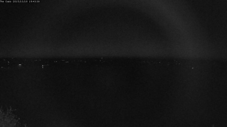 Lake Travis webcam, October 18, 2015 6:50 PM CT