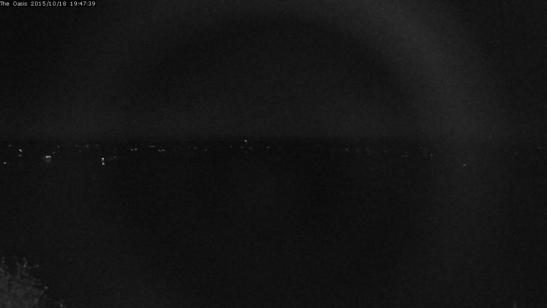 Lake Travis webcam, October 18, 2015 6:55 PM CT