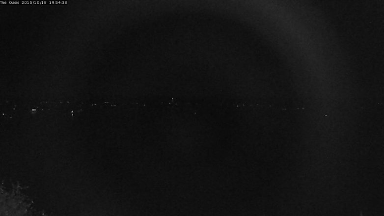 Lake Travis webcam, October 18, 2015 7:00 PM CT