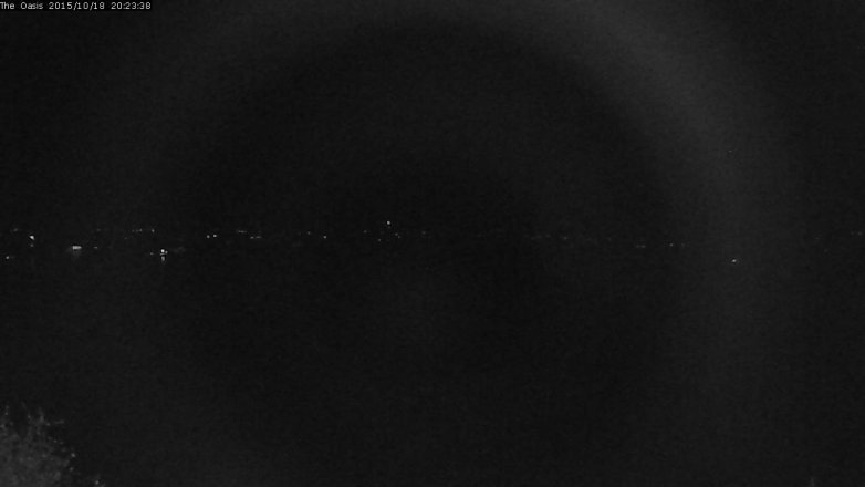 Lake Travis webcam, October 18, 2015 7:30 PM CT
